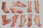 Feet Study 1 by ~irysching on deviantART