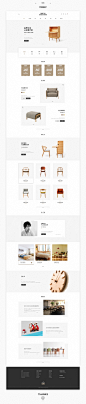 Web Design-网页设计-家具&家居官网首页设计Web界面设计