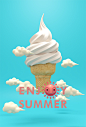 ENJOY SUMMER : Summer Greeting Cards