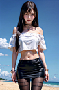 nai3, 1girl, solo, crop top, | image created by 城市狙击手 | Tensor.Art