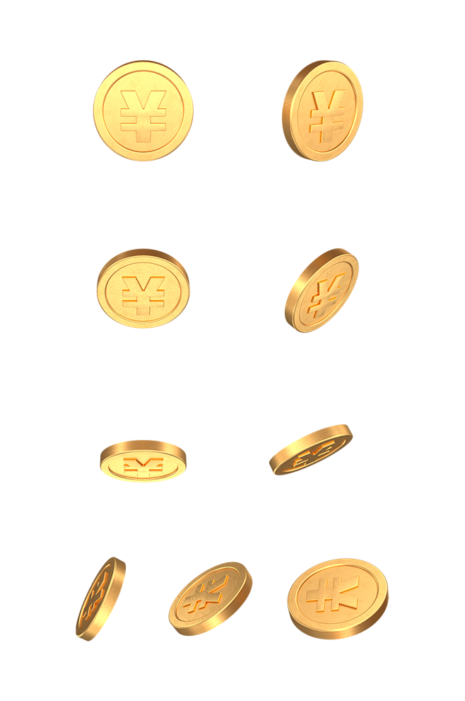 通用促销金币PNG