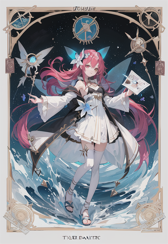 蝶翼魔法少女卡牌