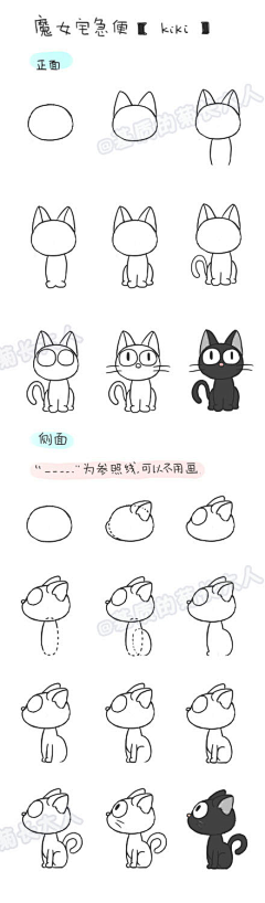 无尾猫采集到手绘