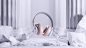 B&O BeoPlay environment headphones music product design  Product Rendering