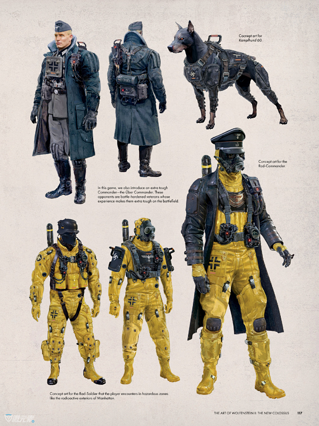 德军总部2新巨人官方艺术设定集theartofwolfensteiniithenewcolossus