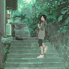 星野矢桃采集到JK制服插画