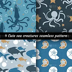 可爱的,海洋生命,数字6,华丽的,纺织品,野生动物,壁纸,现代,海星,收集