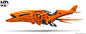 Orange Speeder 2 by NuMioH on deviantART