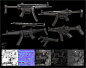 AK-337 Modular Rifle, Set A - Bakes, Ben Bolton : Modular rifle based on concepts by Alex Jessup: <a class="text-meta meta-link" rel="nofollow" href="http://alexjjessup.deviantart.com/art/AK337-393171376" title="http: