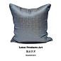 浅蓝色绸缎沙发抱枕 现代简约新古典欧式意式法式靠垫 方形靠枕套-淘宝网