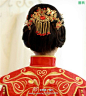 古典中式婚礼发饰，别样的端庄典雅。待你青丝绾正，铺十里红妆可愿？