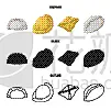 商品,图标,食品,樱桃,波兰饺子,小麦面团,面粉,餐馆,分离着色,烹调