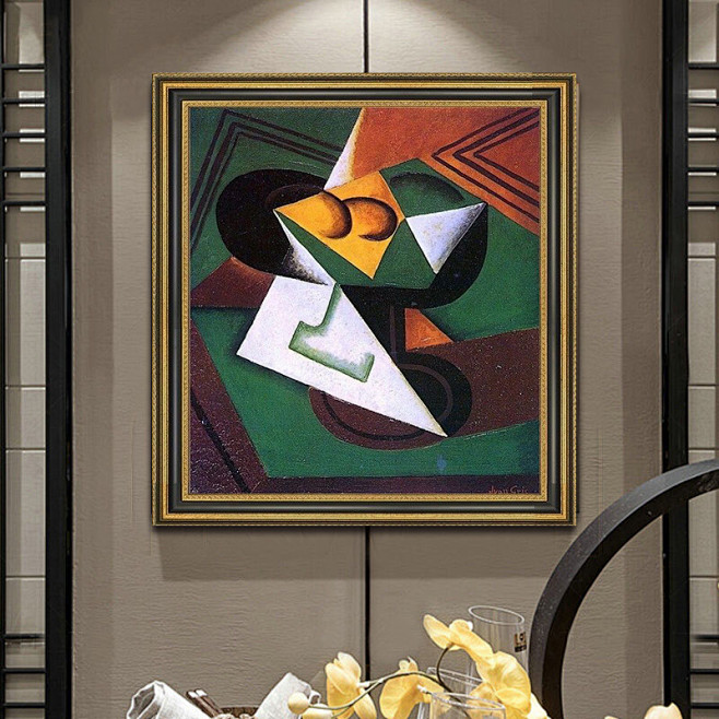 中式服装衣服挂画客厅装饰画玄关壁画挂画现...