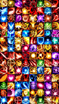 This may contain: many different colored images are shown in this image