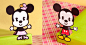 Cutie Mickey & Minnie Papertoys | Paper-Toy.fr : Voici les incontournables Mickey et Minnie plus adorables que jamais ! Proposés dans un style totalement ‘cutie’, ces deux paper toys très faciles à assembler plairont forcément aux enfants. Pour mettre