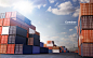 Seaport Logistics Poster Template 9款创意港口国际贸易海运物流集装箱海报展板招贴设计PSD分层源文件素材 - UIGUI