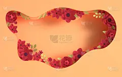 贺卡,复活节,洞,婚礼,春天,夏天,绘画插图,情人节,纸,多层效果