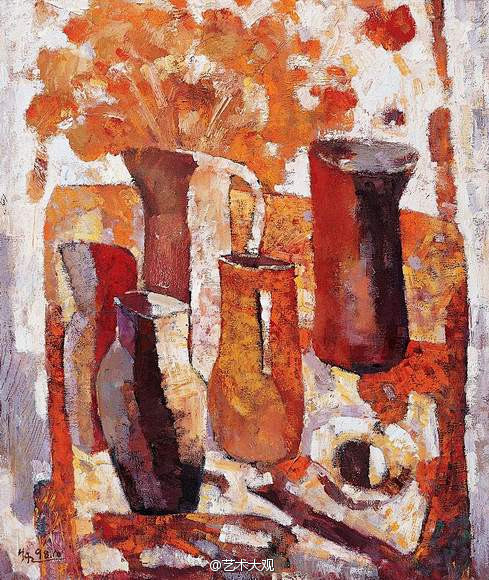 黄阿忠静物油画