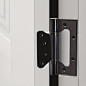 2-piece Non Mortise Door Hinge - Easy To Install, 10.16 Cm × 7.62 Cm Door Hinge - Smooth Movement, Heavy Duty, Black