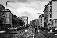 城市 高清壁纸 街道 建筑物 全高清壁纸 男人 自由背景 自行车