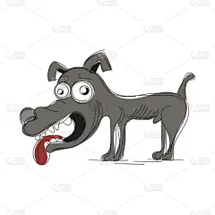 可爱的,狗,乱画,计算机图标,动物手,商务,纯种犬,玩具,坐,绘制