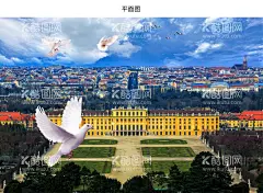 奥地利维也纳美泉宫图片  - 源文件下载【酷图网】建筑风景,壁纸,壁画,墙画,蓝天,白云,风景背景素材,设计素材,素材,蓝天白云,美景,自然风景,城市建筑,城市风景,城市全景,奥地利,维也纳,摄影,旅游摄影,国外旅游,美泉宫,美泉宫图片,广告设计