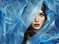 Fashion photo of beautiful women under blue veil by Oleg Gekman on 500px