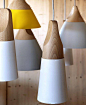 吊灯，灯具，木质，lamp，工业设计，产品设计，普象网
