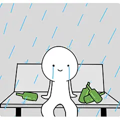 哭