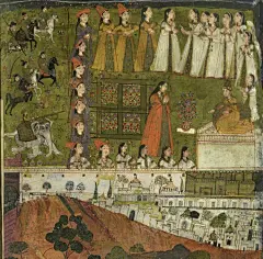 THE BOOK OF WONDERS奇迹之书，这部书的作者传说是AL-Qazwini，同时版本众多，内容包括了古兰经中的记载、民间传说，谚语，吸收了希腊、罗马等各地的物怪、地理等传说，配以细密画插画，这个版本内的文字虽然是波斯文，但发现地是在印度。
