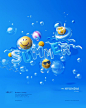 Bubble & Smiley | Hyundai Department Store, Summer Graphic 2018_Client : Hyundai Department StoreConcept / Design : HELIXDSoftware : 3ds Max - Vray - Ps - Aiworks@helixd.kr