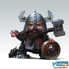 欧美Q版原画插件欣赏！大量欧美卡通写实游戏人物角色CG原画插画分享！|原画插画资源分享区|Maya动画资源网