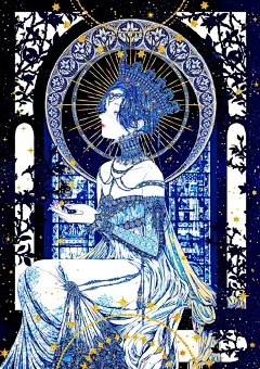 韩国插画师 libet_hs 的系列作品，细腻精致的笔触，华丽的感觉！ ​​​​