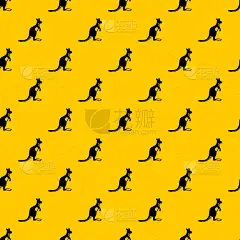 袋鼠,式样,可爱的,白色,自然,动物园,几何形状,母亲,野生动物,重复