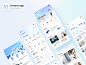 Hi Rent APP design blue character design character interface logo illustration app design uiux ux ui