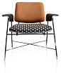 Bauhaus Special Edition Sessel von Baxter : Versandkostenfrei bestellen: Sehr markanter Sessel mit Stahlrohrgestell. Sitz, Rücken und Armauflagen gepolstert. Bezug Leder, Sitzfläche mit Print-Textur.