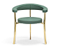 Upholstered fabric easy chair KATANA | Easy chair by GHIDINI1961