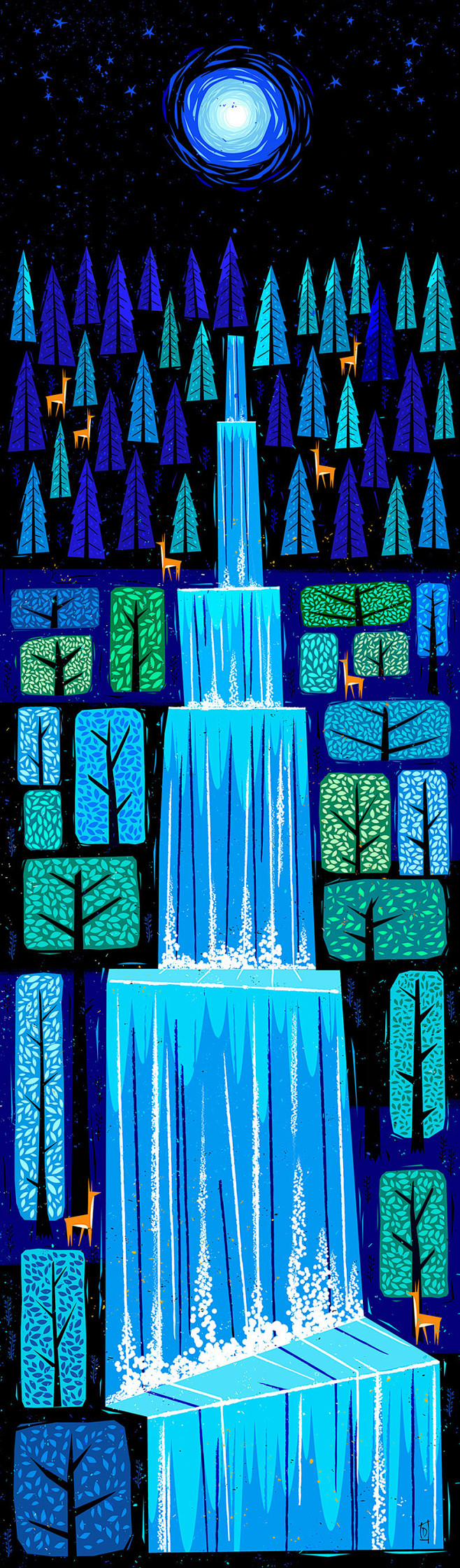 Waterfall. Poster : ...