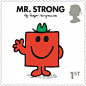 Mr Men and Little Miss stamp series designed for Royal Mail 皇家邮政品牌艺术邮票设计-古田路9号