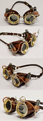 Steampunk Goggles - this style is so how i imagined His Dark Materials by Philip Pullman: 