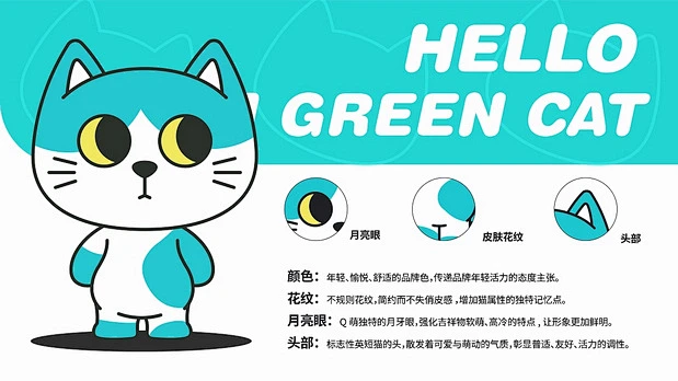 东呈集团IP形象-青猫 | 暖雀网-吉祥物设计/ip设计/卡通人物/卡通形象设计/卡通品牌设计平台-花瓣网
