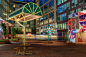 Manchester Lamps Are Shining A Light Towards Great Incorporative Art | Retroworldnews : Seating Available Under The Installation Lamps In Piccadilly Square Manchester Ranging three.4m to 6m tall, the visible narrative of motifs and graphics are cleverly w