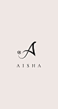 Minimalist and feminine logo design. Love the bold layout and typography. #minimalist #feminine #wedding #logodesign #women #branding #logo Manubranding.com