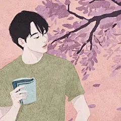 男  韩国插画手绘