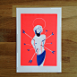 SCREENPRINT / St Sebastian : screen print