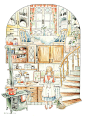悠闲生活一点小温暖,日本插画师井田千秋作品欣赏