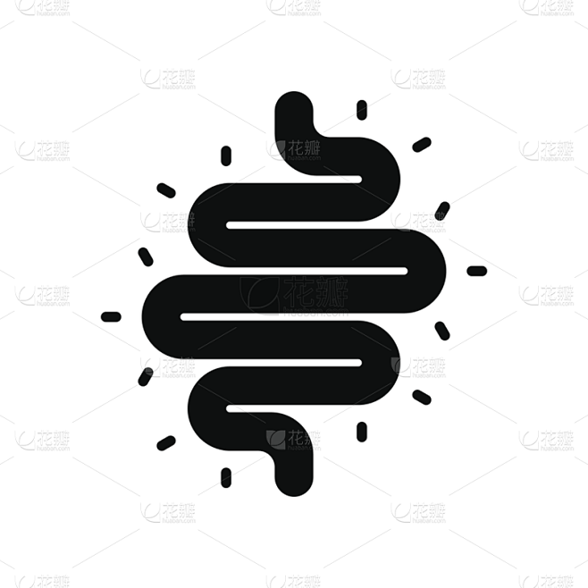 矢量,计算机图标,肠道,绘画插图,背景,结肠炎,商务,扁平化设计,白色,便秘