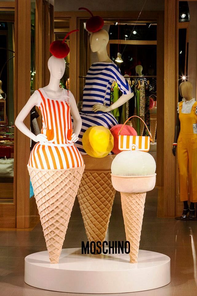 Ice cream cone stand...