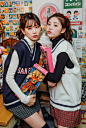 [ICE] 교복에도 입고 구래 vest - 아이스크림12(icecream12) : ★그레이,핑크,아이보리,네이비★실용적인 니트조끼 패턴에 사랑스러운 컬러조합!입어보기도 전에 러블리함 대폭팔~!♡