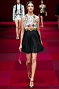 Dolce & Gabbana Spring 2015 Ready-to-Wear Fashion Show : See the complete Dolce & Gabbana Spring 2015 Ready-to-Wear collection.